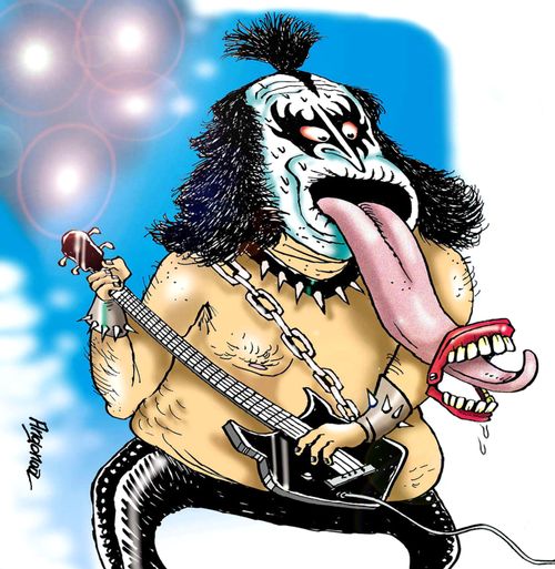 Rocker with Dentures