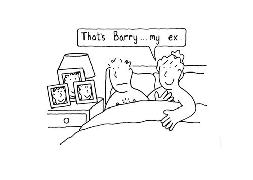"That's Barry. . . my ex."