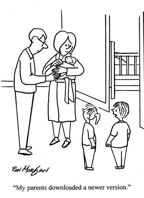 "My parents downloaded  a newer version."
