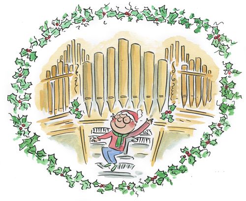 Christmas organ