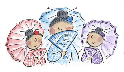 Three little maids from school, from The Mikado