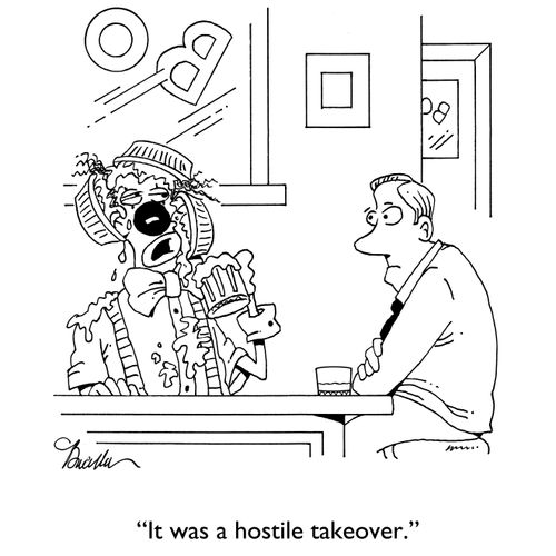 "It was a hostile takeover."