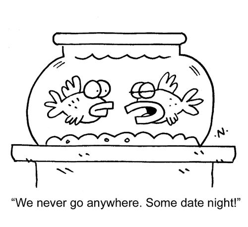 "We never go anywhere. Some date night!"