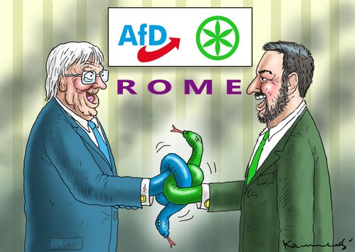 Juncker meets Salvini