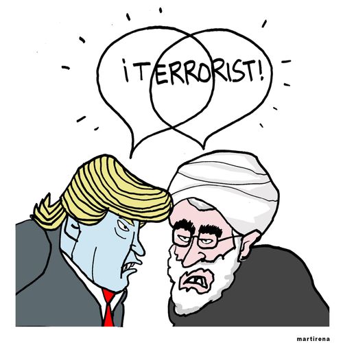 Trump and Iran accuse each other of terrorists