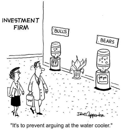 "It's to prevent arguing at the water cooler."