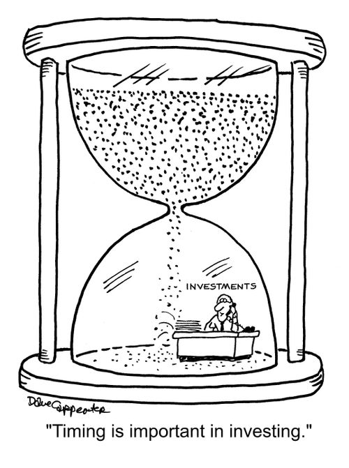 "Timing is important in investing."