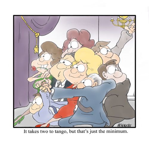 It takes two to tango, but that's just the minimum.