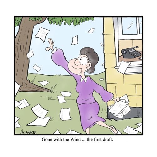Gone with the Wind...the first draft.