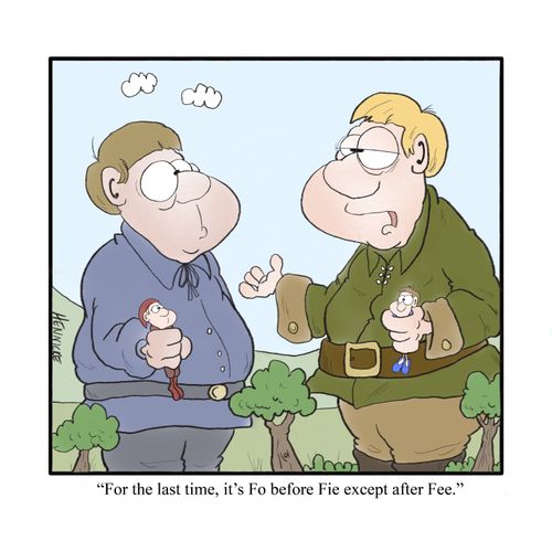 "For the last time, it's Flo before Fie except after Fee."