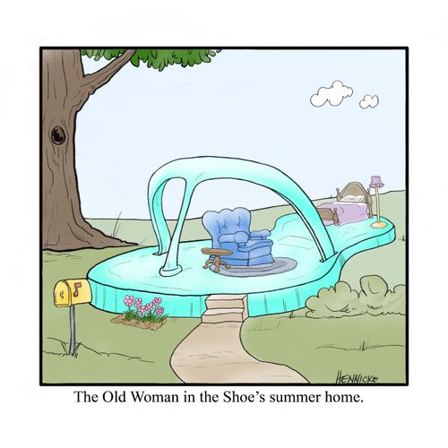 The Old Woman in the Shoe's summer home.