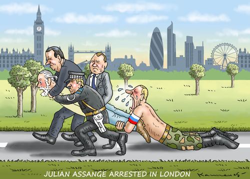 Julian Assange Arrested in London