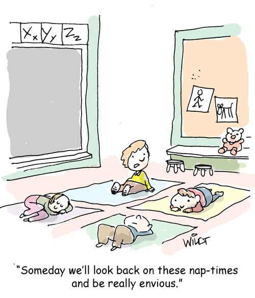 "Someday we'll look back on these and-times and be really envious."