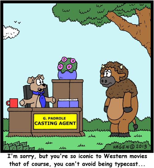 "I'm sorry, but you're so iconic to Western movies that of course, you can't avoid being typecast..."