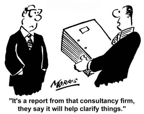"It's a report form the consultancy firm, they say it will help clarify things."