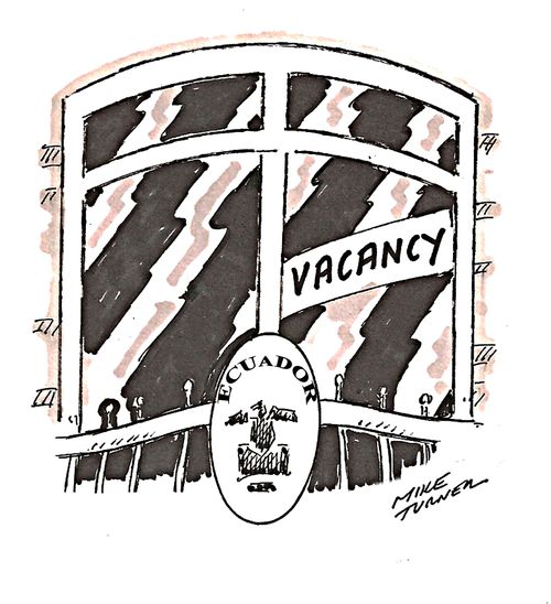 Vacancy at the Ecuadoran Embassy 