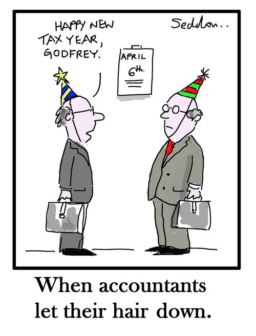 When accountants let their hair down.