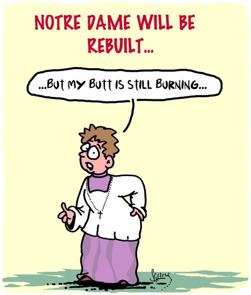 Notre Dame will be rebuilt. . .