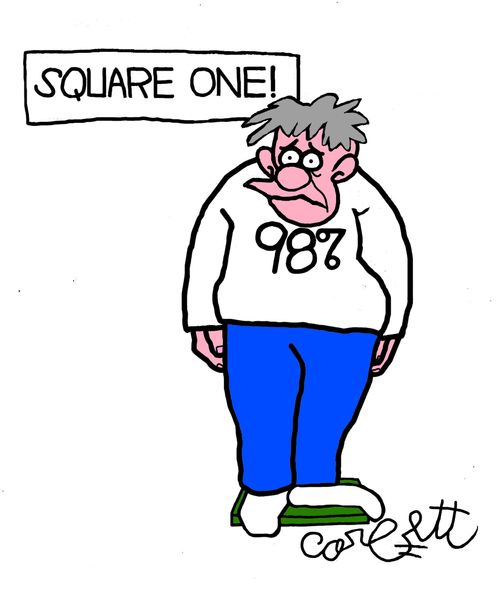 Square One! 98% of people own tiny square.
