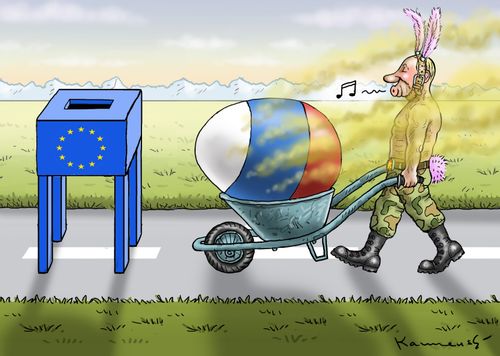 Putin's Rotten Egg