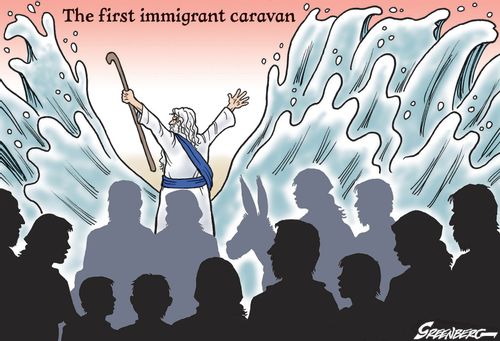 The first immigrant caravan