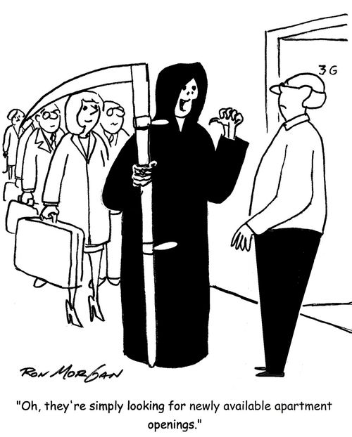 "Oh, they're simply looking for newly available apartment openings."