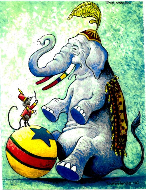 Mouse and Elephant