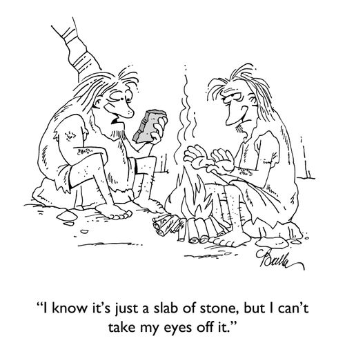 "I know it's just a slab of stone, but I can't take my eyes off it."