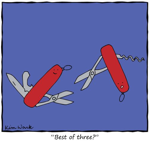 "Best of three?"