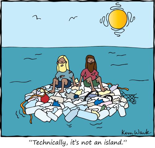 "Technically, it's not an island."