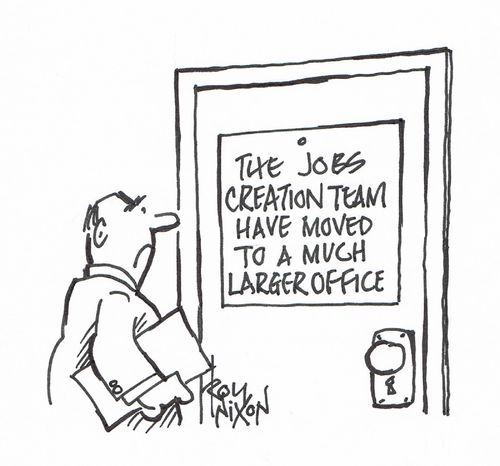 The jobs creation team have moved to a much larger office.