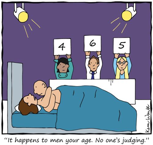 "It happens to men your age. No one's judging."
