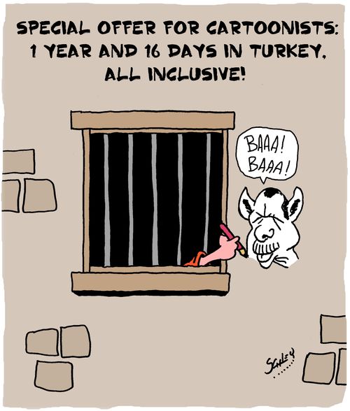Special Offer For Cartoonists: 1 Year and 16 Days in Turkey. All Inclusive!