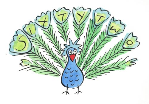Sixty Two Peacock