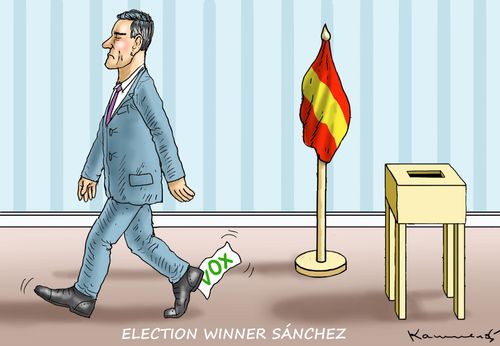 Election WInner Sanchez,