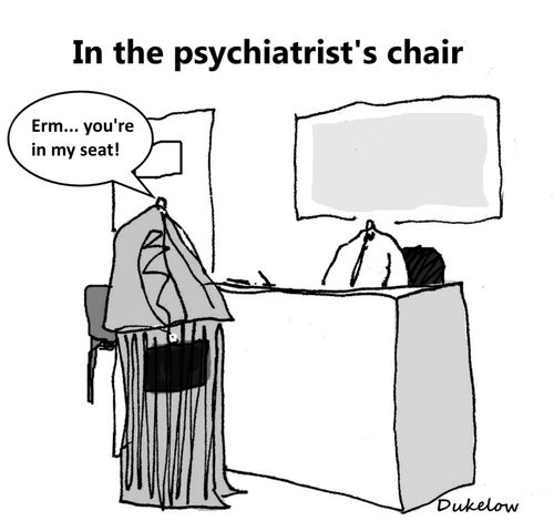 In the psychiatrist's chair