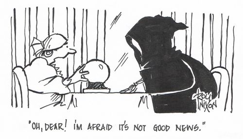 "Oh, dear! I'm afraid it's not good news."