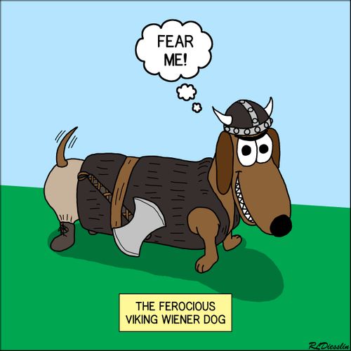 The Ferocious Viking Wiener Dog