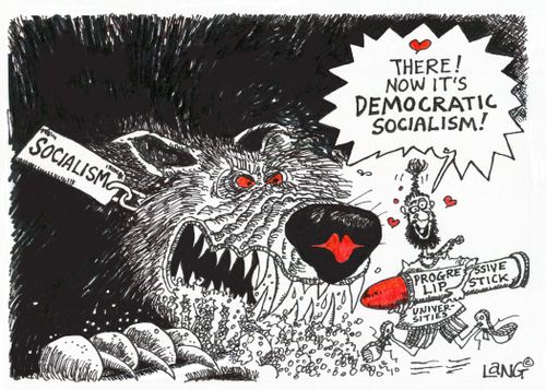 "There! Now It's Democratic Socialism!"