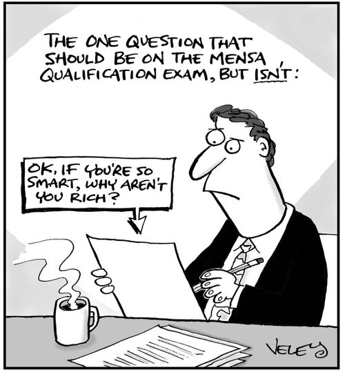 The one question that should be on the Mensa qualification exam, but isn't...