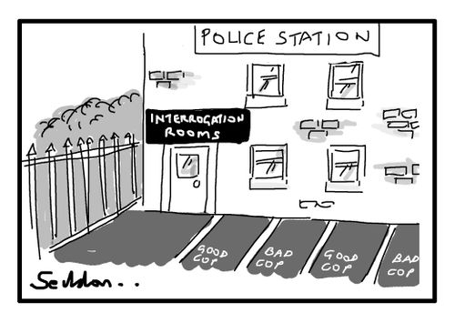 Good Cop, Bad Cop Parking Space