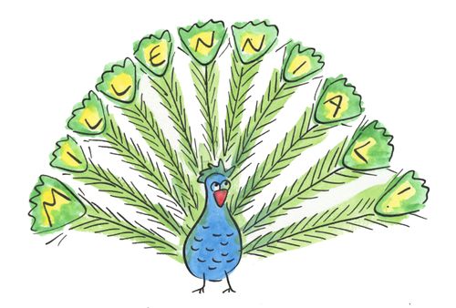 Millenial Peacock