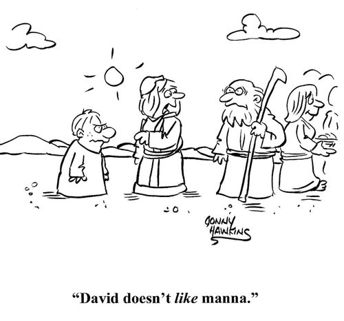 "David doesn't like manna."