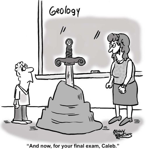 "And now, for your final exam, Caleb."