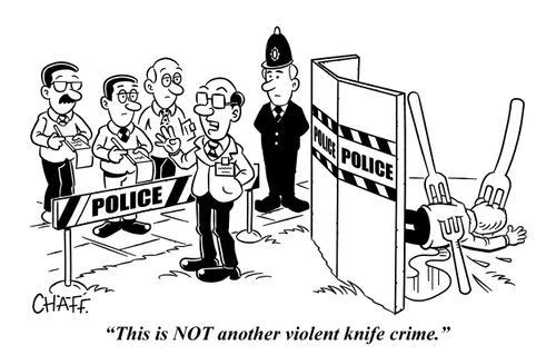 "This is NOT another violent knife crime."