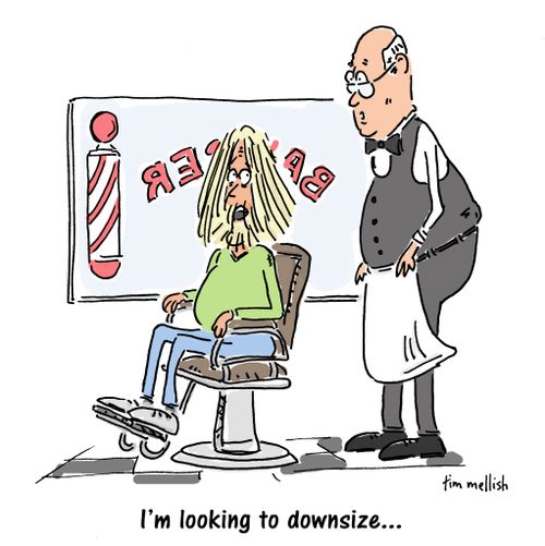 "I'm looking to downsize..."