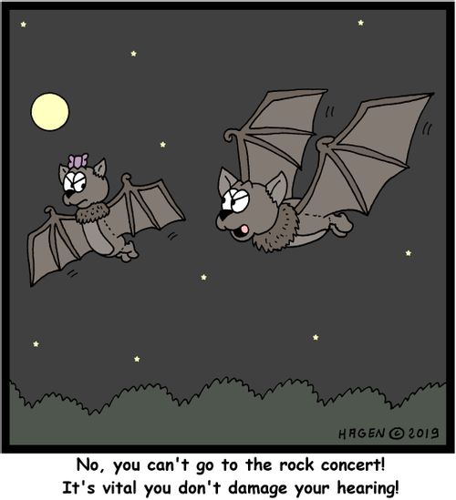 "No, you can't go to the rock concert! It's vital you don't damage your hearing!"