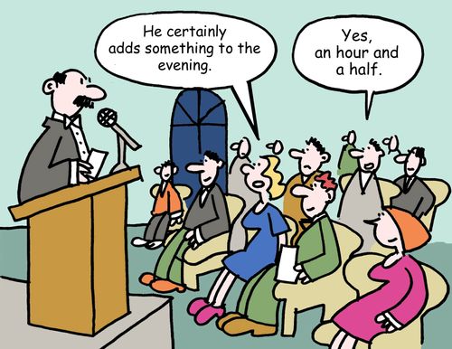 "He certainly adds something to the evening."