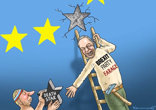 Farage and Putin attack the EU
