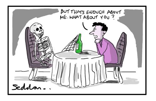 "But that's enough about me. What about you?"
